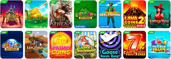 Новые игровые автоматы